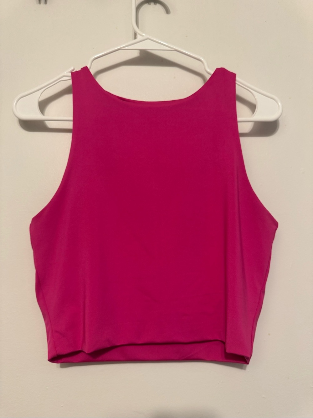 Fuchsia Tank Crop Top - Women
